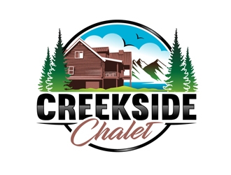 Creekside Chalet logo design by DreamLogoDesign
