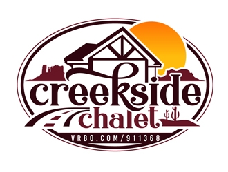 Creekside Chalet logo design by DreamLogoDesign