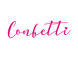 Confetti logo design by rief