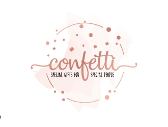 Confetti logo design by jaize