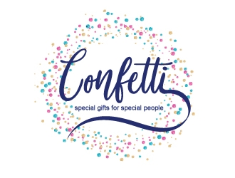 Confetti logo design by cookman