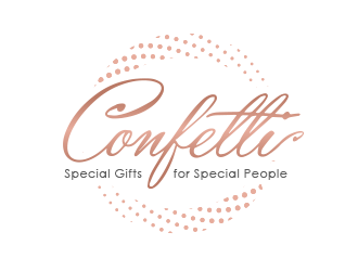 Confetti logo design by BeDesign