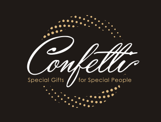 Confetti logo design by BeDesign