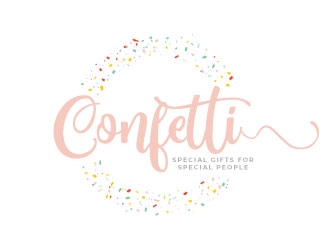 Confetti logo design by sanworks