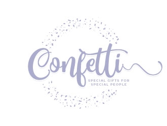 Confetti logo design by sanworks