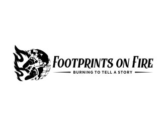 Footprints on Fire logo design by done