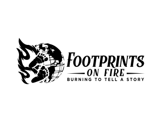 Footprints on Fire logo design by done