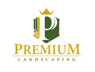 premium landscaping inc logo design by Dakouten