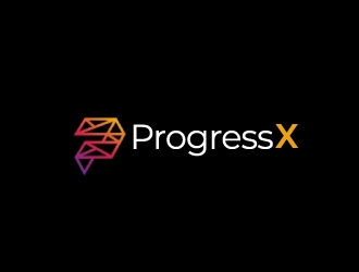 Progress X logo design by robiulrobin