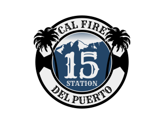 Cal Fire Del Puerto station logo design by Kruger
