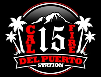 Cal Fire Del Puerto station logo design by MAXR