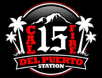 Cal Fire Del Puerto station logo design by MAXR