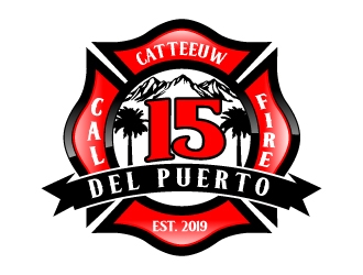 Cal Fire Del Puerto station logo design by jaize