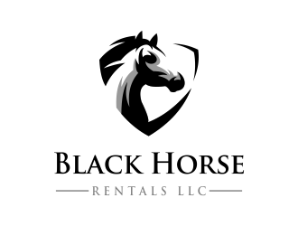 Black Horse Rentals LLC logo design by Cekot_Art