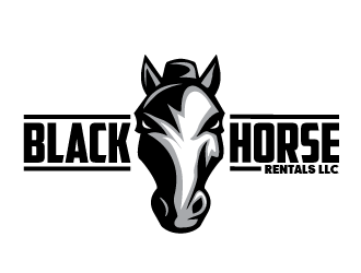 Black Horse Rentals LLC logo design by Ultimatum