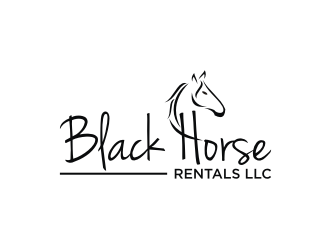 Black Horse Rentals LLC logo design by rief
