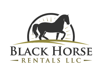 Black Horse Rentals LLC logo design by akilis13