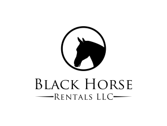 Black Horse Rentals LLC logo design by diki
