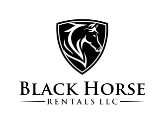 Black Horse Rentals LLC logo design by nurul_rizkon