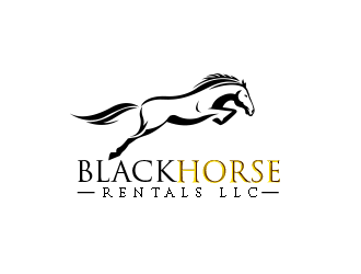 Black Horse Rentals LLC logo design by scriotx