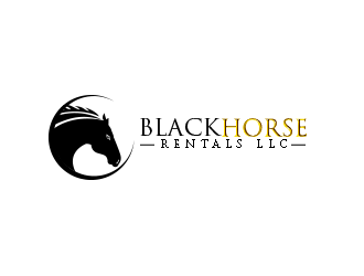 Black Horse Rentals LLC logo design by scriotx