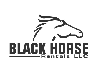 Black Horse Rentals LLC logo design by AamirKhan