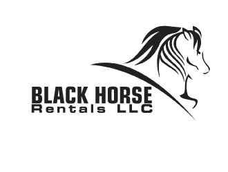 Black Horse Rentals LLC logo design by AamirKhan