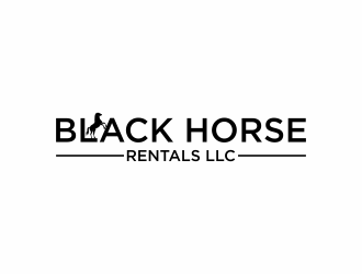 Black Horse Rentals LLC logo design by hopee