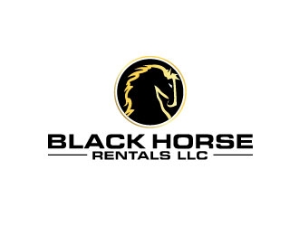 Black Horse Rentals LLC logo design by maze