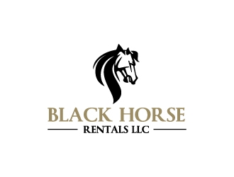 Black Horse Rentals LLC logo design by Erasedink