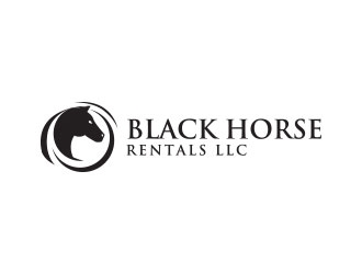 Black Horse Rentals LLC logo design by yippiyproject