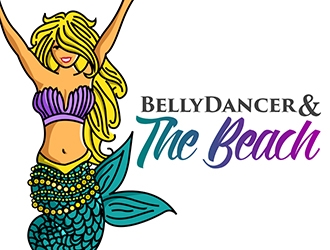 Bellydancer & The Beach Logo Design