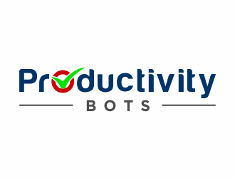Productivity Bots logo design by santrie