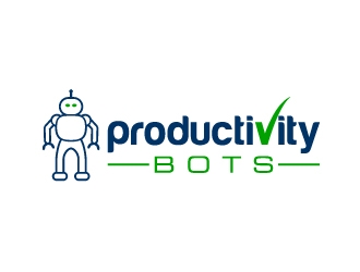 Productivity Bots logo design by sakarep
