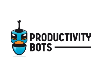 Productivity Bots logo design by artbitin