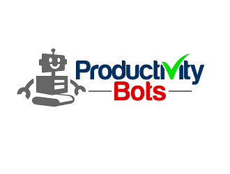 Productivity Bots logo design by haze