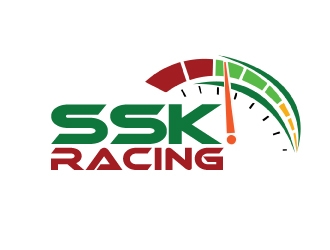 SSK Racing logo design by AamirKhan
