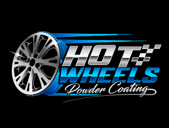 Hot wheels powder coating  logo design by THOR_