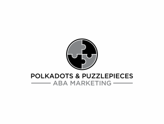 Polkadots & Puzzlepieces ABA Marketing logo design by hopee