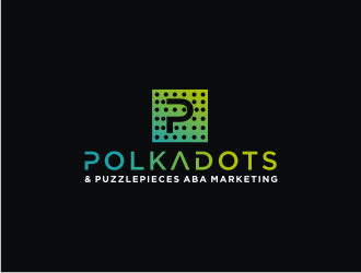 Polkadots & Puzzlepieces ABA Marketing logo design by bricton