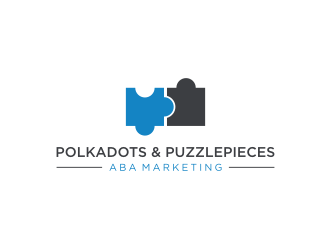 Polkadots & Puzzlepieces ABA Marketing logo design by Susanti