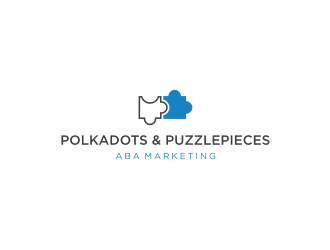 Polkadots & Puzzlepieces ABA Marketing logo design by Susanti