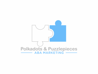 Polkadots & Puzzlepieces ABA Marketing logo design by checx