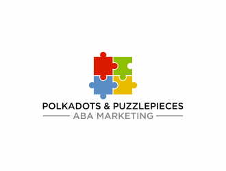 Polkadots Puzzlepieces Aba Marketing Logo Design 48hourslogo Com
