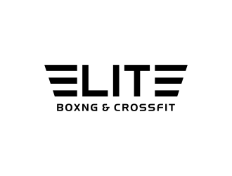 Elite Boxng and Crossfit logo design by senandung