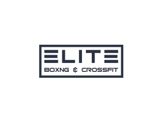 Elite Boxng and Crossfit logo design by Susanti