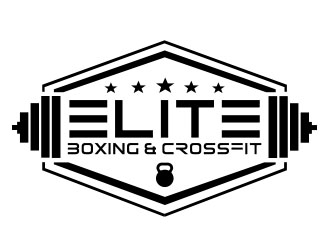 Elite Boxng and Crossfit logo design by Benok