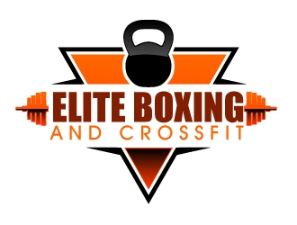 Elite Boxng and Crossfit logo design by AamirKhan