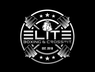 Elite Boxng and Crossfit logo design by Benok