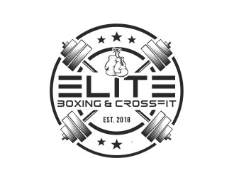 Elite Boxng and Crossfit logo design by Benok